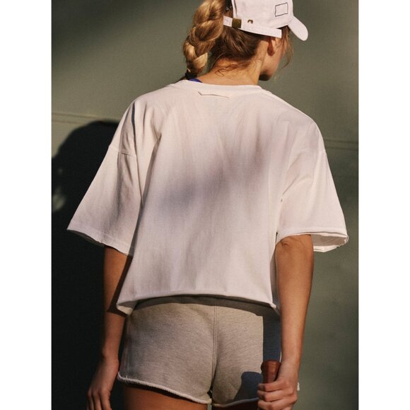 FP MOVEMENT Inspire Buti Logo Tee / Court Logo Ivory Combo - Picture 7 of 9